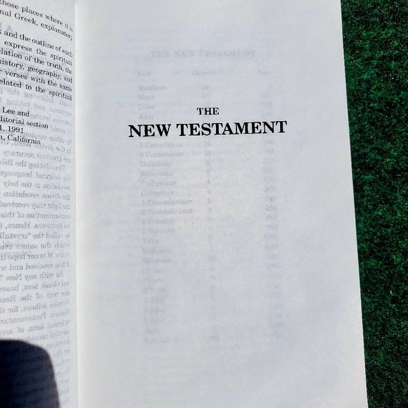 Bible New Testament Recovery Version by Living Stream Ministry 1991, Paperback - Picture 10 of 13